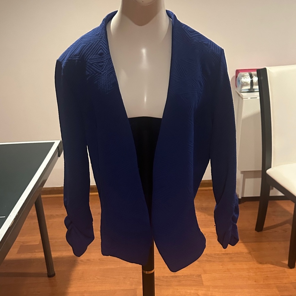 Chic Royal Blue Women's Blazer